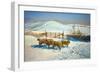 Snow in the Yorkshire Dales (Oil on Board)-William Ireland-Framed Giclee Print