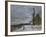 Snow in Veneux-Nadon, Around 1880-Alfred Sisley-Framed Giclee Print