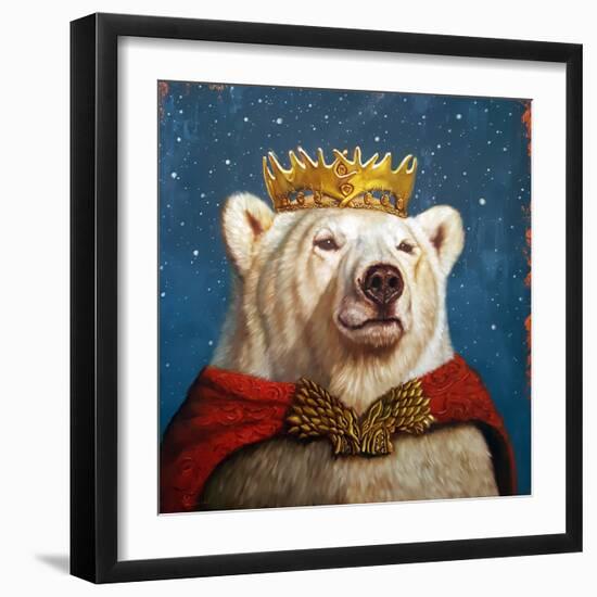 Snow King-Lucia Heffernan-Framed Art Print