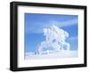 Snow-Laden Tree in Black Forest Winter Scene-Herbert Kehrer-Framed Photographic Print