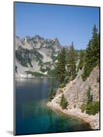 Snow Lake, Alpine Lakes Wilderness, Washington, USA-Jamie & Judy Wild-Mounted Photographic Print