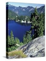 Snow Lake, Snoqualmie Pass, Alpine Lakes Wilderness, Washington, USA-Jamie & Judy Wild-Stretched Canvas