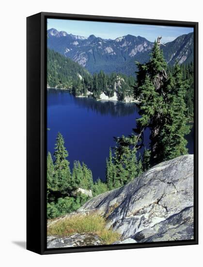 Snow Lake, Snoqualmie Pass, Alpine Lakes Wilderness, Washington, USA-Jamie & Judy Wild-Framed Stretched Canvas