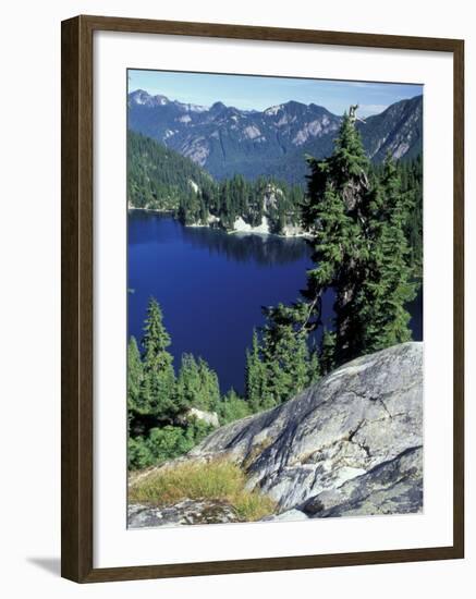Snow Lake, Snoqualmie Pass, Alpine Lakes Wilderness, Washington, USA-Jamie & Judy Wild-Framed Photographic Print