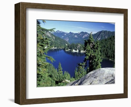 Snow Lake, Snoqualmie Pass, Alpine Lakes Wilderness, Washington, USA-Jamie & Judy Wild-Framed Photographic Print