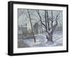 Snow Landscape in Louveciennes (Louveciennes, Chemin De Creux, Louveciennes, Neige), 1872-Canaletto-Framed Giclee Print