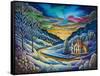 Snow Landscape-Andy Russell-Framed Stretched Canvas