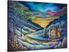 Snow Landscape-Andy Russell-Stretched Canvas