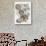 Snow Leopard and Ghost Image-Barbara Keith-Stretched Canvas displayed on a wall