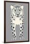 Snow Leopard-null-Framed Giclee Print