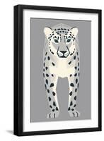 Snow Leopard-null-Framed Giclee Print