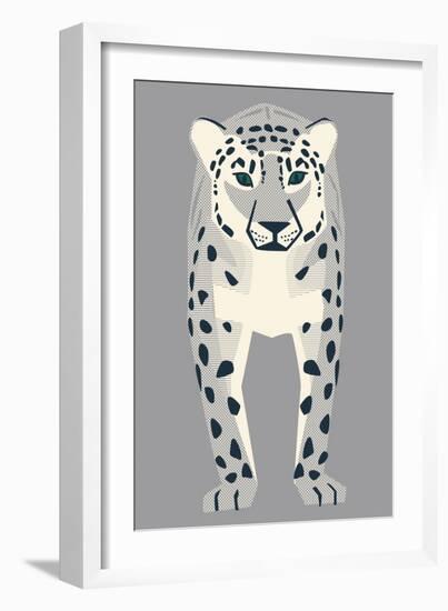 Snow Leopard-null-Framed Giclee Print