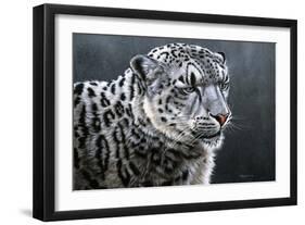 Snow Leopard-Jeremy Paul-Framed Giclee Print