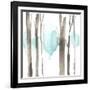 Snow Line V-null-Framed Art Print