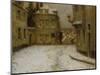 Snow, Montmartre-Henri Eugene Augustin Le Sidaner-Mounted Giclee Print