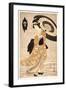 Snow, Moon and Flowers, C1812-Katsukawa Shunsen-Framed Giclee Print