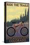 Snow Mountain Ranch, Colorado - Ride the Trails-Lantern Press-Stretched Canvas