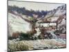 Snow Near Falaise, Normandy, c.1885-86-Claude Monet-Mounted Giclee Print