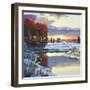 Snow on Greenbrier-Max Hayslette-Framed Giclee Print