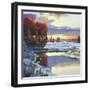 Snow on Greenbrier-Max Hayslette-Framed Giclee Print