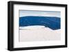 Snow on Mauna Kea, with Mauna Loa in the distance, Big Island, Hawaii-Mark A Johnson-Framed Photographic Print