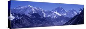 Snow on Mountains, Goyko Valley, Mt Everest, Khumbu, Nepal-null-Stretched Canvas