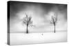 Snow on the Beach-George Digalakis-Stretched Canvas