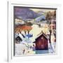 "Snow on the Farm", December 22, 1956-John Clymer-Framed Giclee Print