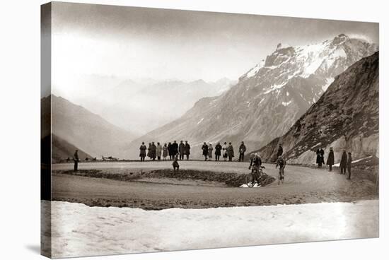 Snow on the Galibier, 1924-Presse ’E Sports-Stretched Canvas