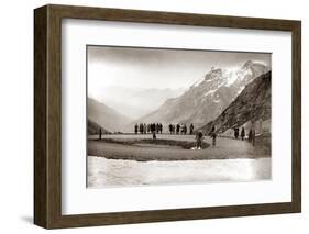 Snow on the Galibier, 1924-Presse ’E Sports-Framed Photographic Print