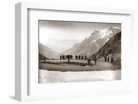 Snow on the Galibier, 1924-Presse ’E Sports-Framed Photographic Print