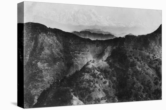 Snow on the Himalayas, Taken from Chakrata, 1917-null-Stretched Canvas