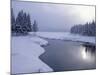 Snow on the Shores of Second Connecticut Lake, Northern Forest, New Hampshire, USA-Jerry & Marcy Monkman-Mounted Photographic Print