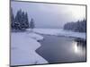 Snow on the Shores of Second Connecticut Lake, Northern Forest, New Hampshire, USA-Jerry & Marcy Monkman-Mounted Photographic Print