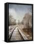 Snow on the Tracks-Jai Johnson-Framed Stretched Canvas