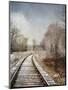 Snow on the Tracks-Jai Johnson-Mounted Giclee Print