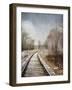 Snow on the Tracks-Jai Johnson-Framed Giclee Print