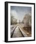 Snow on the Tracks-Jai Johnson-Framed Giclee Print