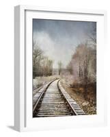 Snow on the Tracks-Jai Johnson-Framed Giclee Print