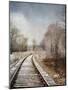 Snow on the Tracks-Jai Johnson-Mounted Premium Giclee Print