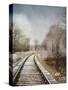 Snow on the Tracks-Jai Johnson-Stretched Canvas
