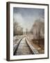 Snow on the Tracks-Jai Johnson-Framed Giclee Print