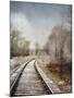 Snow on the Tracks-Jai Johnson-Mounted Giclee Print
