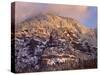 Snow on Yeon Mountain-Steve Terrill-Stretched Canvas