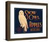 Snow Owl Brand Apples-null-Framed Premium Giclee Print