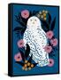 Snow Owl-Tara Reed-Framed Stretched Canvas