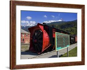 Snow Plow, White Pass and Yukon Route Railroad, Skagway, Southeast Alaska, USA-Richard Cummins-Framed Photographic Print