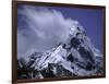 Snow Plumes from the Top of Mount Amadablam, Nepal-Michael Brown-Framed Premium Photographic Print