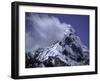 Snow Plumes from the Top of Mount Amadablam, Nepal-Michael Brown-Framed Photographic Print