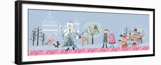 Snow Queen Full Composition-Effie Zafiropoulou-Framed Giclee Print